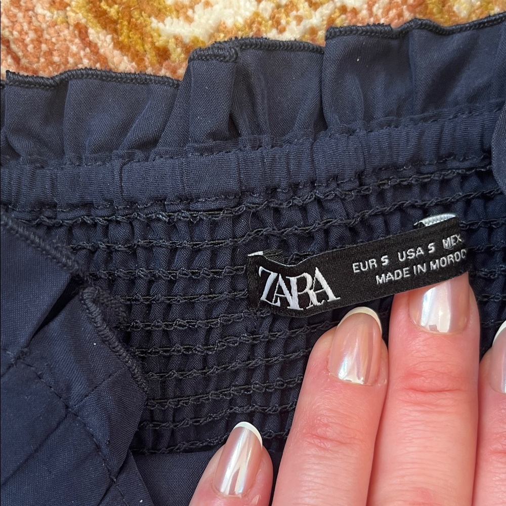 Zara Dark Blue Mini Dress - Picture 2 of 3